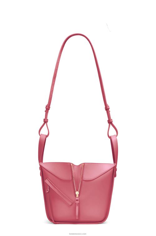 ciruela Bolso compacto hamaca de piel de becerro satinada Loewe R8J8Z488 mujer