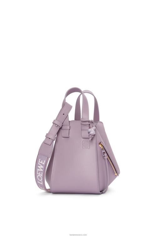 glaseado de berenjena pálido hamaca compacta de piel de becerro satinada Loewe R8J8Z312 mujer