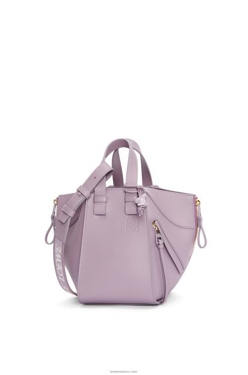 glaseado de berenjena pálido hamaca compacta de piel de becerro satinada Loewe R8J8Z312 mujer