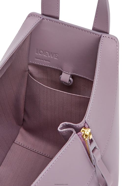 glaseado de berenjena pálido hamaca compacta de piel de becerro satinada Loewe R8J8Z312 mujer