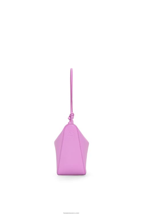 jara bolso hobo mini hammock de piel de becerro clásica Loewe R8J8Z332 mujer
