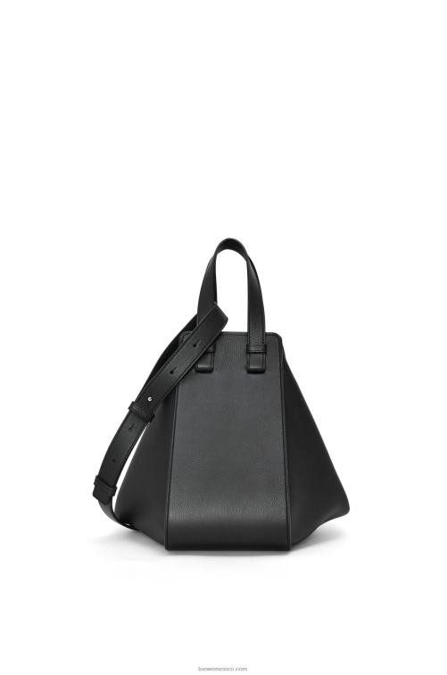 negro bolso hamaca pequeño de piel de becerro clásica Loewe R8J8Z341 mujer