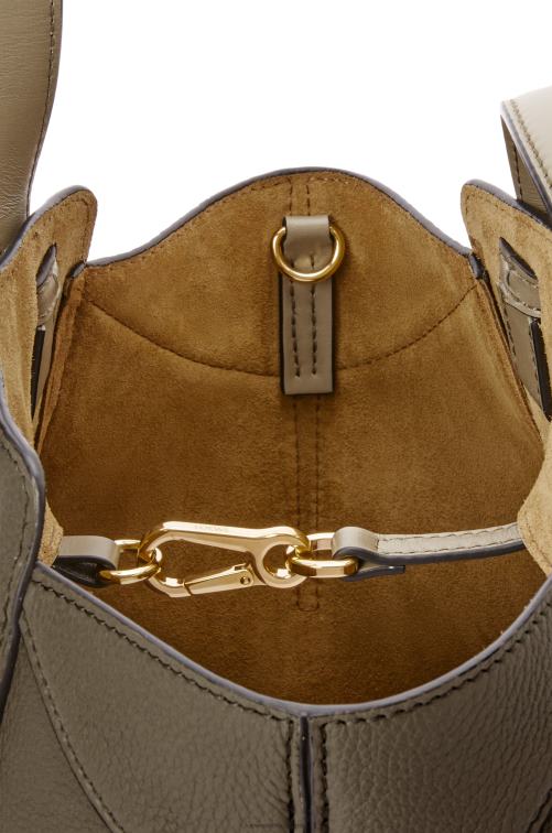 verde laurel bolso hammock nugget de suave piel de becerro granulada Loewe R8J8Z500 mujer