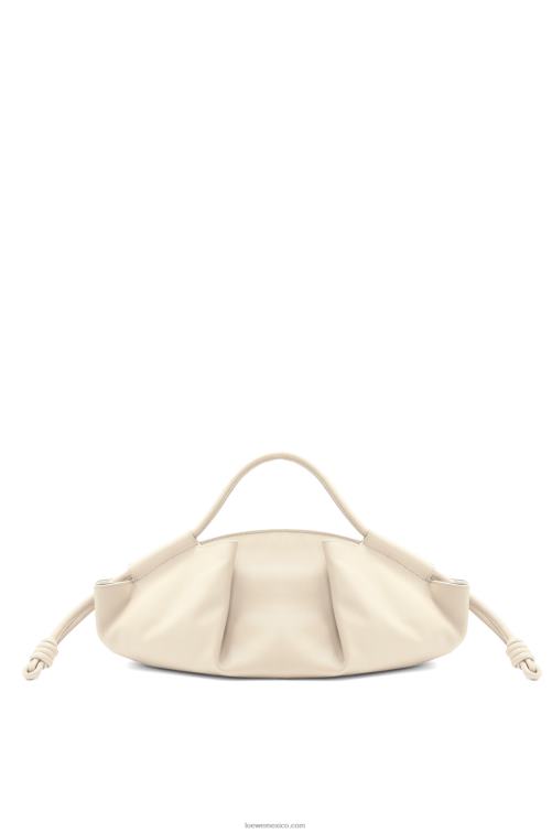angora Bolso paseo de piel de becerro napa brillante Loewe R8J8Z346 mujer