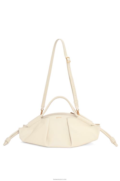 angora Bolso paseo de piel de becerro napa brillante Loewe R8J8Z346 mujer
