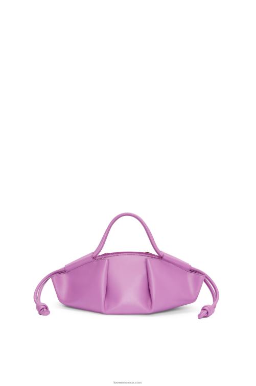 jara bolso paseo pequeño de piel de becerro napa brillante Loewe R8J8Z348 mujer
