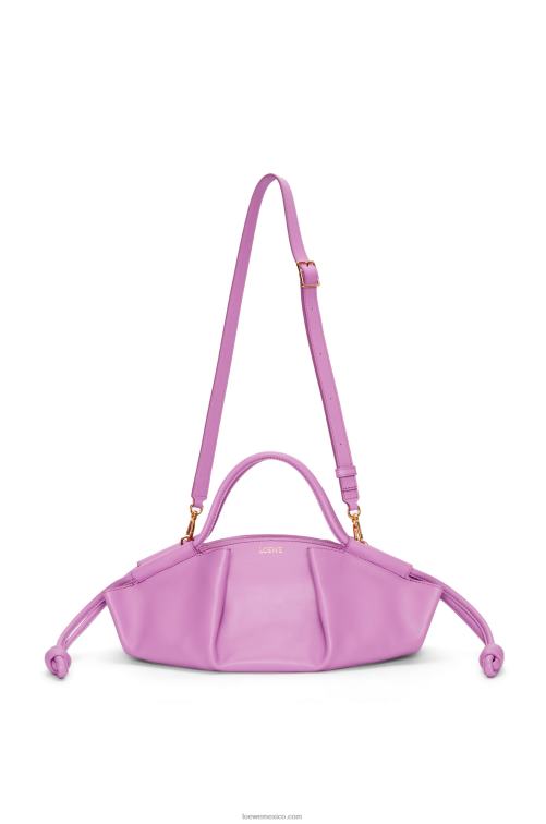 jara bolso paseo pequeño de piel de becerro napa brillante Loewe R8J8Z348 mujer