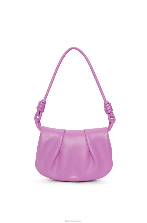jara bolso satchel paseo de piel de becerro napa brillante Loewe R8J8Z335 mujer
