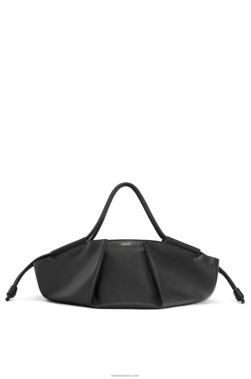 negro Bolso xl paseo de piel de becerro napa brillante Loewe R8J8Z401 mujer