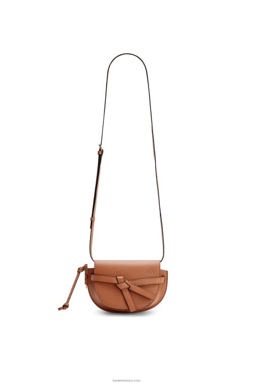 broncearse bolso mini gate dual de piel de becerro granulada Loewe R8J8Z237 mujer