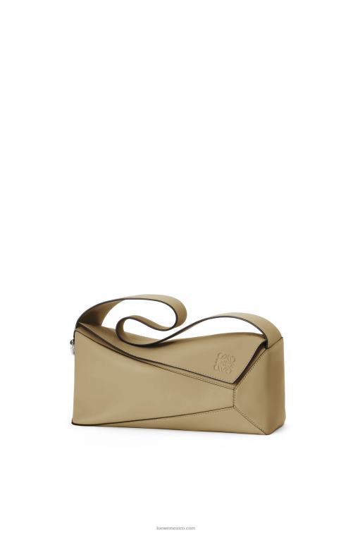 alcachofa verde bolso hobo puzzle de piel de becerro napa Loewe R8J8Z458 mujer