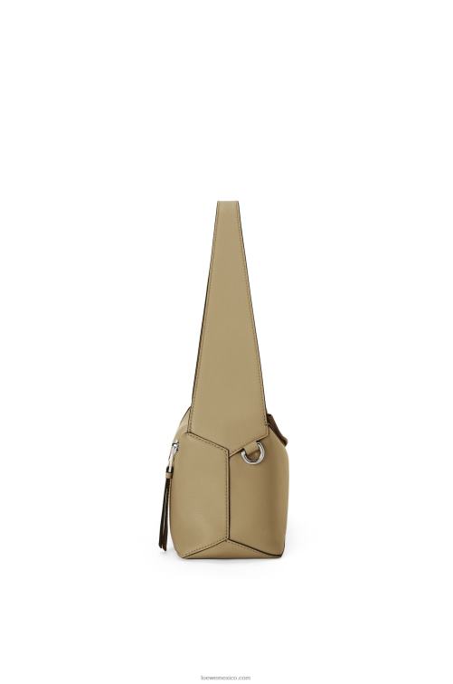 alcachofa verde bolso hobo puzzle de piel de becerro napa Loewe R8J8Z458 mujer