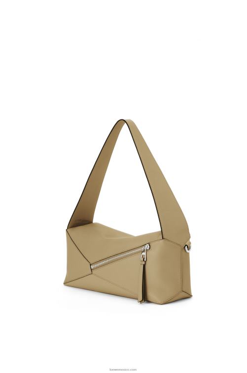 alcachofa verde bolso hobo puzzle de piel de becerro napa Loewe R8J8Z458 mujer