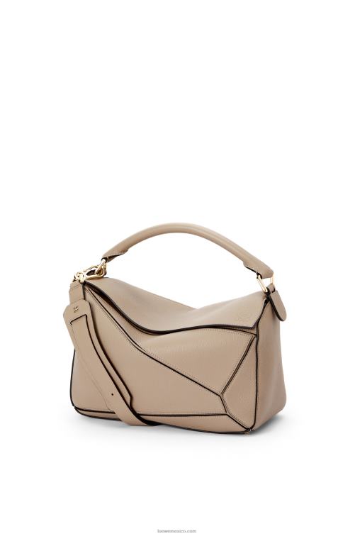 arena bolso puzzle de suave piel de becerro graneada Loewe R8J8Z409 mujer