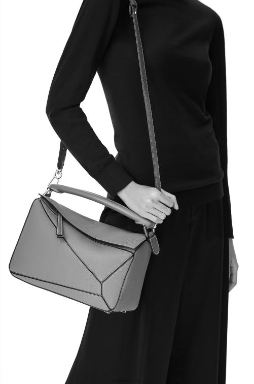 arena bolso puzzle de suave piel de becerro graneada Loewe R8J8Z409 mujer