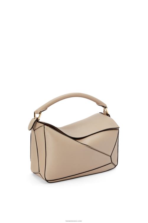 arena bolso puzzle de suave piel de becerro graneada Loewe R8J8Z409 mujer