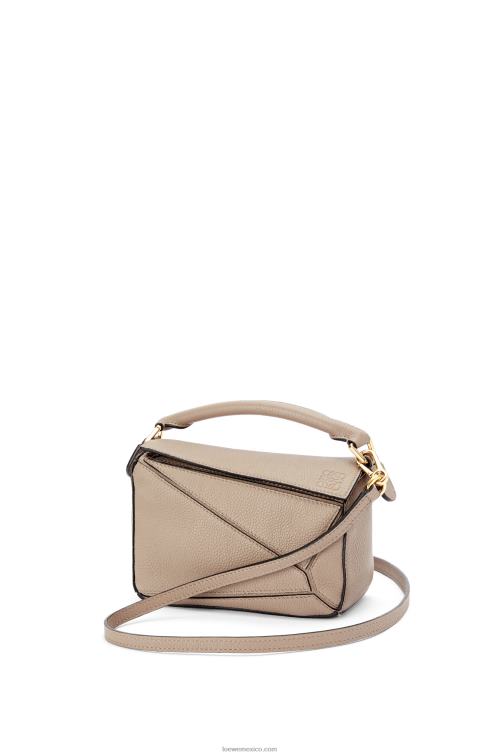 arena bolso puzzle mini de suave piel de becerro granulada Loewe R8J8Z220 mujer