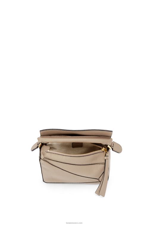 arena bolso puzzle mini de suave piel de becerro granulada Loewe R8J8Z220 mujer
