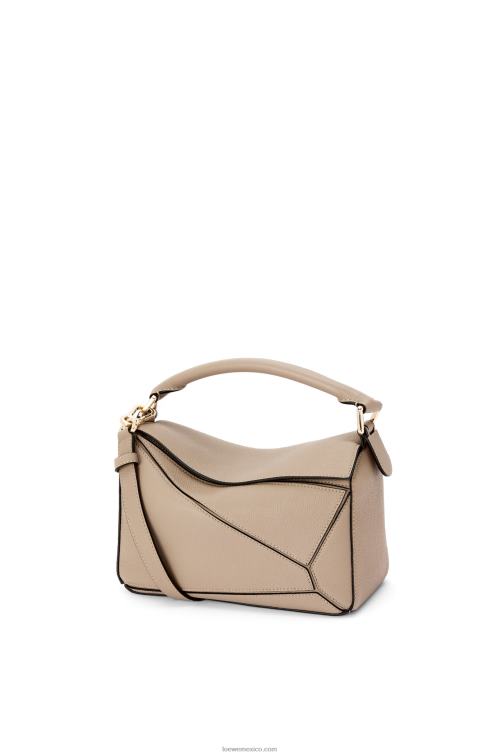 arena bolso puzzle pequeño de suave piel de becerro granulada Loewe R8J8Z397 mujer
