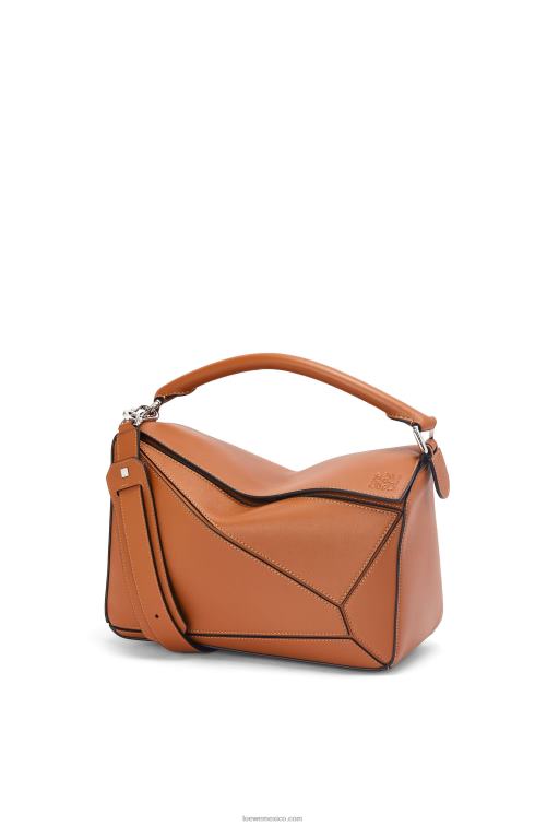 broncearse bolso puzzle en piel de becerro clásica Loewe R8J8Z487 mujer