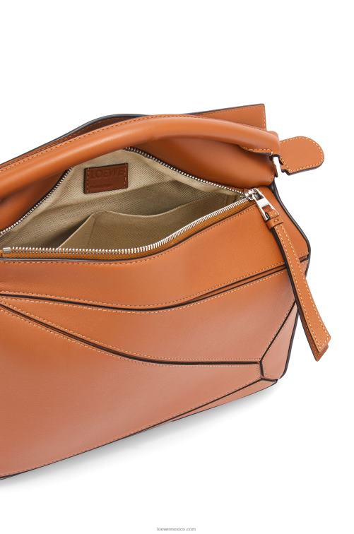 broncearse bolso puzzle en piel de becerro clásica Loewe R8J8Z487 mujer
