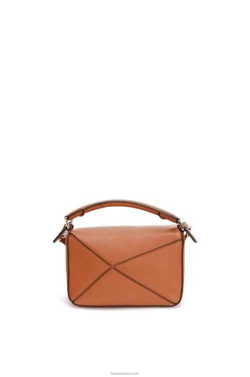 broncearse minibolso puzzle de piel de becerro clásica Loewe R8J8Z214 mujer