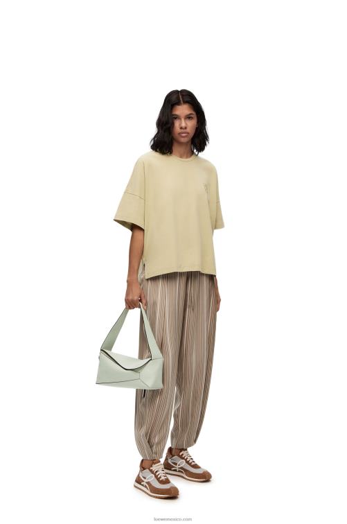 celadón claro bolso hobo puzzle de piel de becerro napa Loewe R8J8Z457 mujer