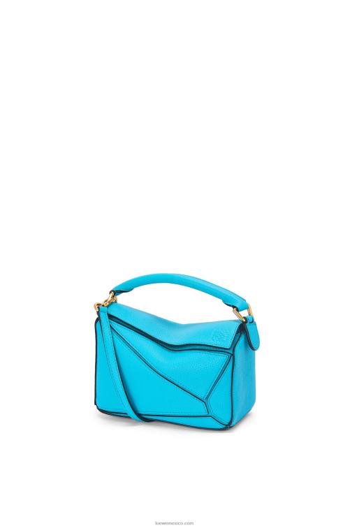 cian bolso puzzle mini de suave piel de becerro granulada Loewe R8J8Z287 mujer