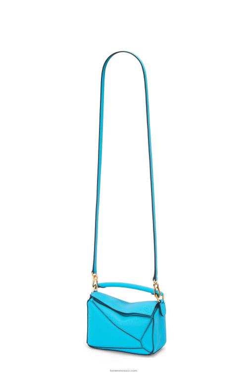 cian bolso puzzle mini de suave piel de becerro granulada Loewe R8J8Z287 mujer