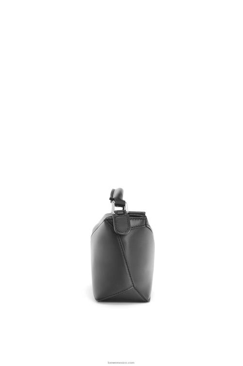 negro bolso mini puzzle edge de piel de becerro satinada Loewe R8J8Z219 mujer