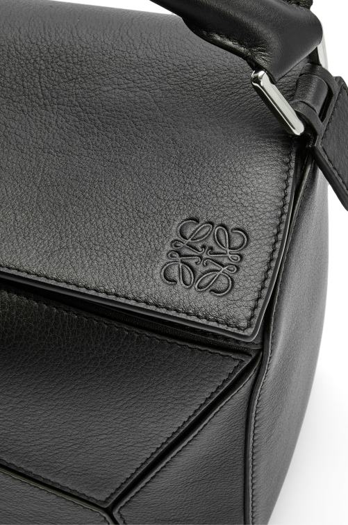negro bolso puzzle en piel de becerro clásica Loewe R8J8Z479 mujer