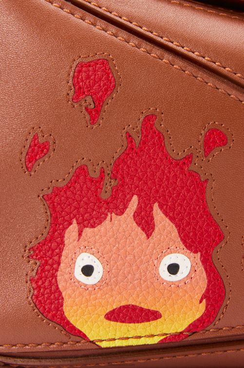 óxido Minibolso calcifer puzzle de piel de becerro satinada Loewe R8J8Z260 mujer