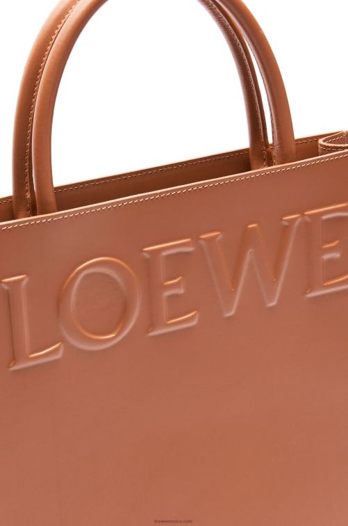 broncearse tote a4 estándar en piel de becerro elegante Loewe R8J8Z115 mujer