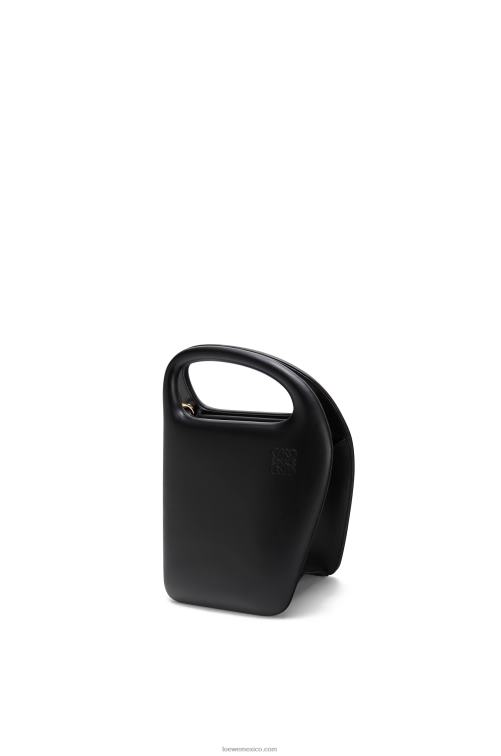 negro bolso d architects de piel de becerro natural Loewe R8J8Z171 mujer