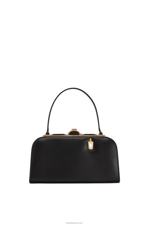 negro bolso farol de piel de becerro box Loewe R8J8Z172 mujer