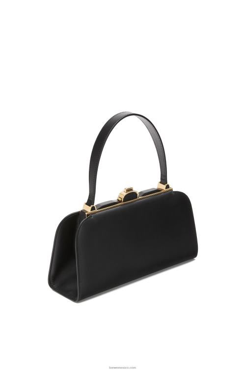 negro bolso farol de piel de becerro box Loewe R8J8Z172 mujer