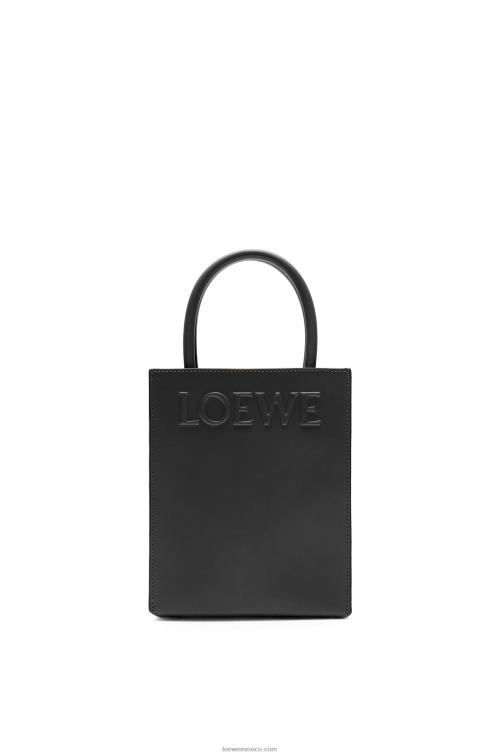 negro bolso tote a5 estándar en piel de becerro elegante Loewe R8J8Z118 mujer