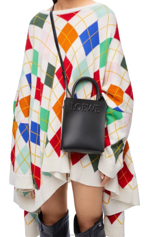 negro bolso tote a5 estándar en piel de becerro elegante Loewe R8J8Z118 mujer
