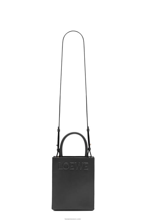 negro bolso tote a5 estándar en piel de becerro elegante Loewe R8J8Z118 mujer