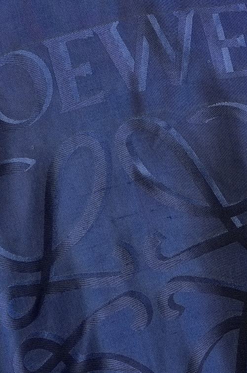 azul medianoche camisa con capucha de seda Loewe R8J8Z921 mujer