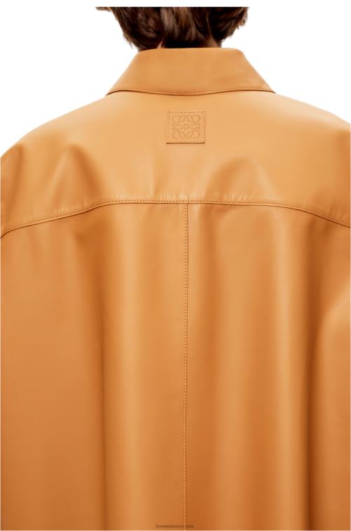 cálido desierto camisa túnica de napa Loewe R8J8Z937 mujer