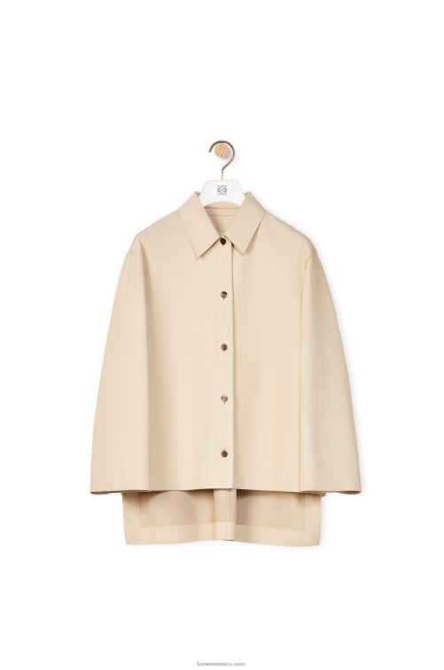 crudo camisa túnica de napa Loewe R8J8Z938 mujer