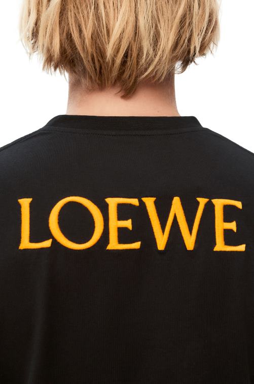 multicolor camiseta calcifer de algodón Loewe R8J8Z830 mujer
