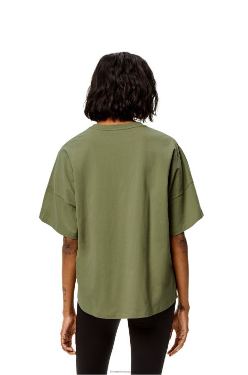 sabio camiseta boxy fit de algodón Loewe R8J8Z827 mujer
