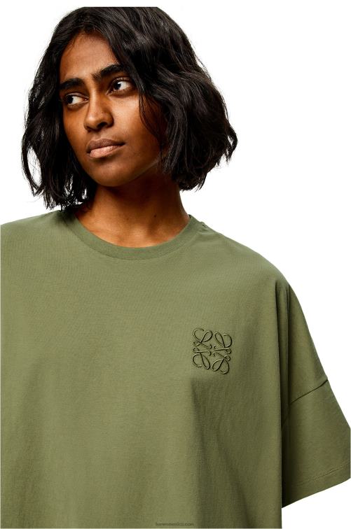 sabio camiseta boxy fit de algodón Loewe R8J8Z827 mujer