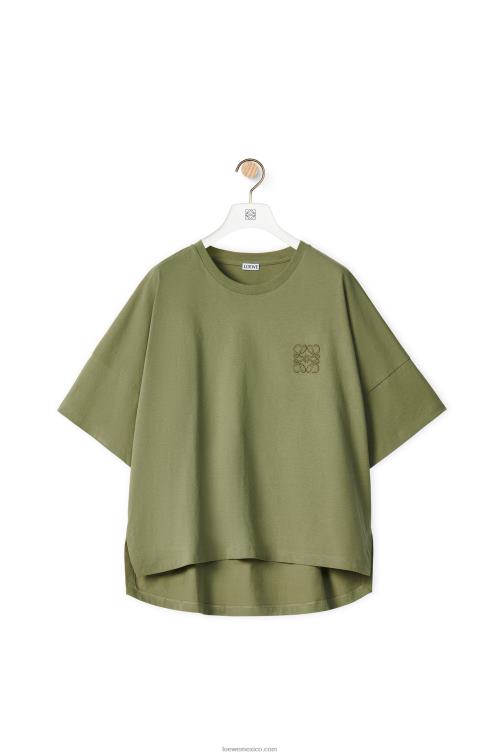 sabio camiseta boxy fit de algodón Loewe R8J8Z827 mujer