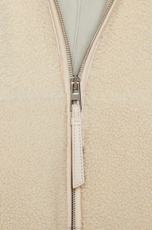 Marfil chaqueta con capucha de borrego Loewe R8J8Z1127 mujer