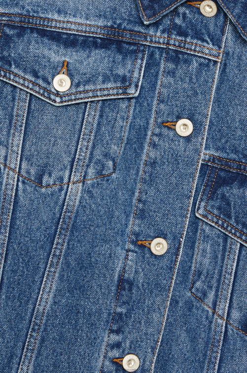 azul deportivo chaqueta deconstruida en denim Loewe R8J8Z1187 mujer