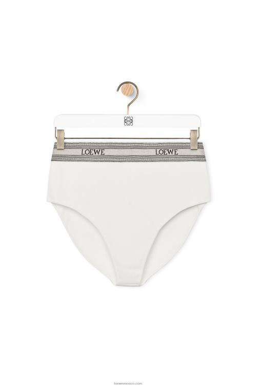 blanco calzoncillos de punto de viscosa Loewe R8J8Z965 mujer