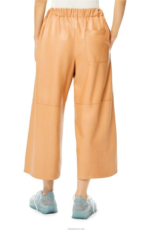 manteca pantalones capri elásticos Loewe R8J8Z1146 mujer